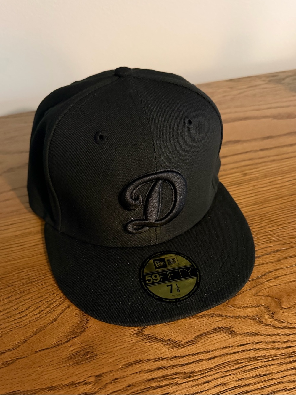 Los Angeles Dodgers New Era Secondary Logo Basic 59FIFTY Fitted Hat - Black